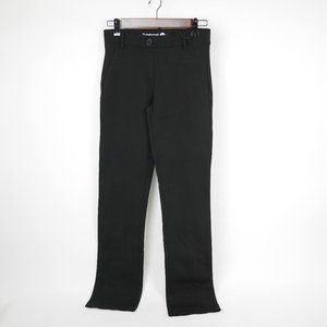 BETABRAND Women's XSp - Black straight leg stretch legging work pants DRESS YOGA